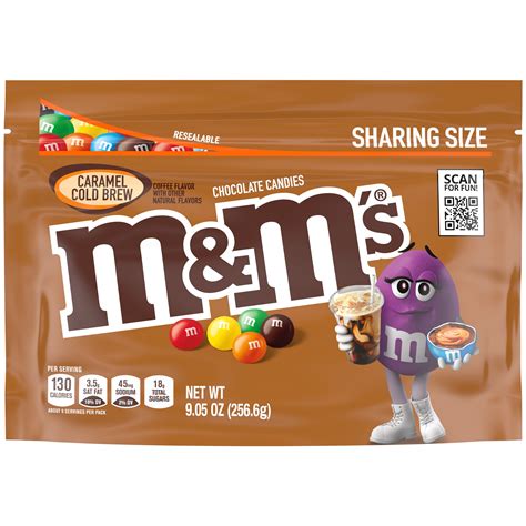 M&M'S Caramel Cold Brew Chocolate Candy, Sharing Size - 9.05 oz ...