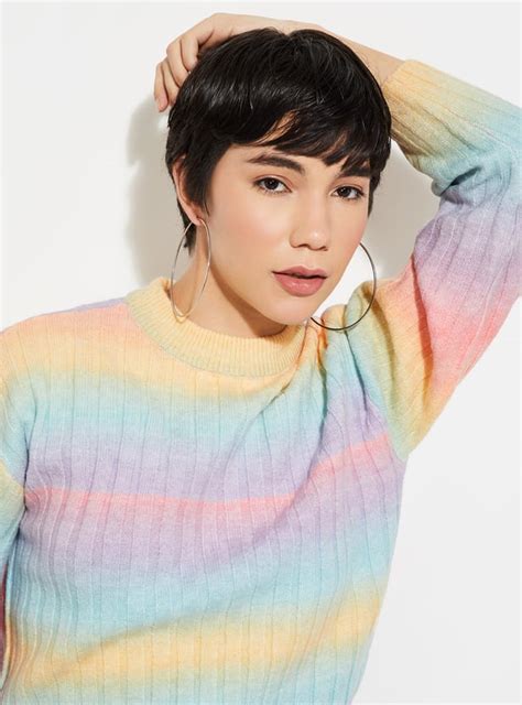 Buy URB_N Women Striped Sweater Online at just Rs. 1199.0 ...