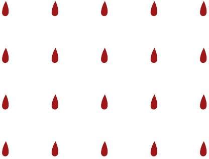 Comet Busters Red Tear Drop Bindis (5mm) (BIN1062) Forehead Red Bindis ...