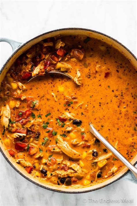 Creamy Chicken Taco Soup