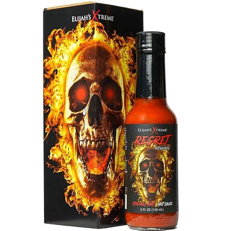 Elijah's Xtreme Regret Reserve Hot Sauce, Carolina Reaper, Trinidad Scorpion, 5oz - Walmart.com