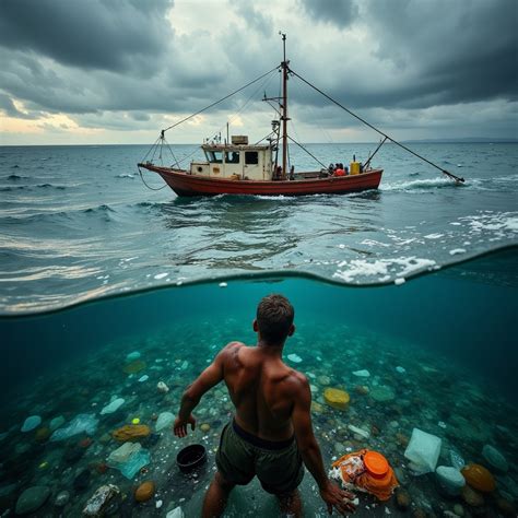 Free Ocean's Divided Reality Image - Ocean, Fishing, Underwater ...