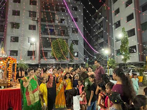 Photos and video of Norata on the sixth day at Omkar Residency Society ...