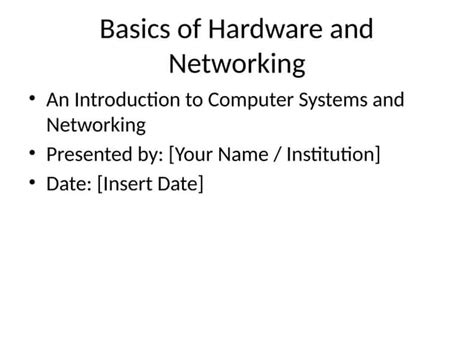 Image result for Network Hardware Basics