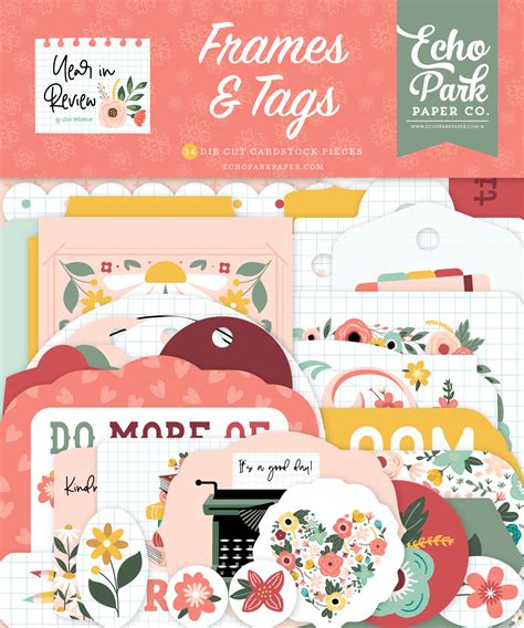 Daily Deals > Flower Bunch Outline Die Set - Year In Review - Echo Park ...