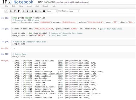Open SAP through Python 的图像结果