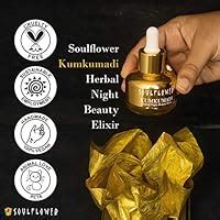 Soulflower Kumkumadi Tailam Oil - Pure, Natural Skin Moisturizer and ...