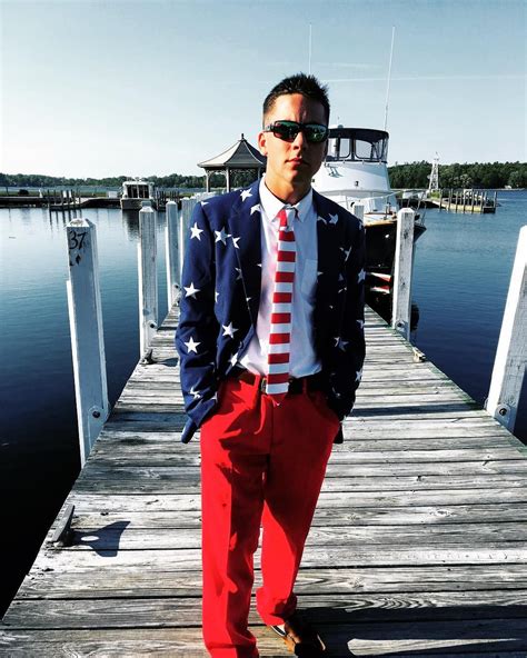 Men's American Flag suit for 4th of July party with the suit from ...