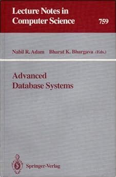 Image result for Advanced Database Systems Lecture Notes PDF