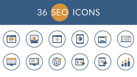 Set of Vector SEO Search Engine Optimization Icons 280221 Vector Art at ...