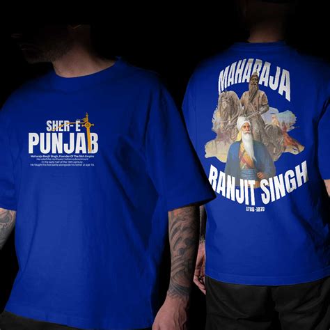 Buy Maharaja Ranjit Singh Oversized T Shirt Online For Men India ...