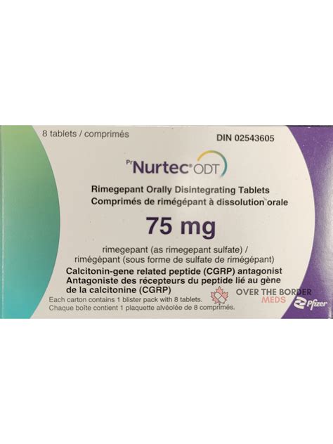 Over The Border Meds Nurtec ODT (Rimegepant) - Over The Border Meds