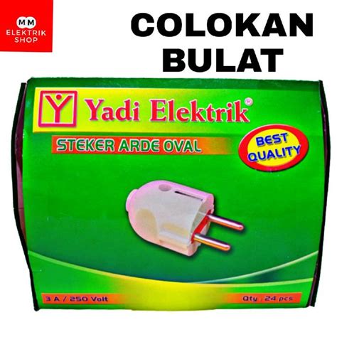 Promo Steker Oval Bulat Arde Colokan Oval Bulat Arde Best Seller YADI ...