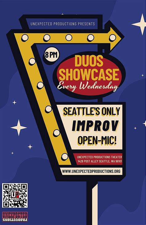 Duo Comedy Showcase 2026, Unexpected Productions Market Theater ...