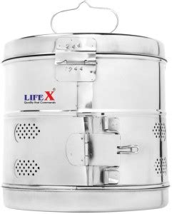Lifex 304 Grade 11x9Stainless Steel Dressing Drum Seamless Super Deluxe ...