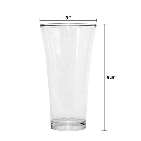 0630 Stylish look Plastic Juicy Glass, Transparent — DeoDap