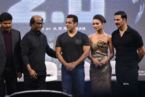 Bollywood actor Salman Khan and filmmaker Karan Johar during the first ...