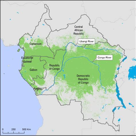 Congo Basin Rainforest On Africa Map at Jackson Ribush blog
