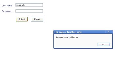 Image result for JavaScript Validation Output