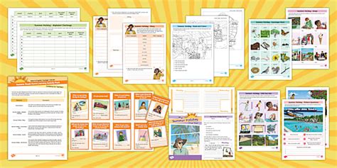 New to English EAL Younger Learner Summer Break Activity Pack