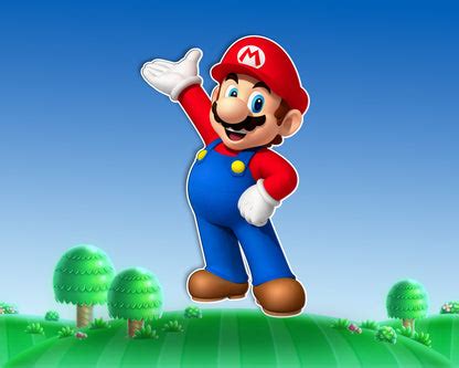 Super Mario Theme Cutout - 01 | Birthday party decoration online ...