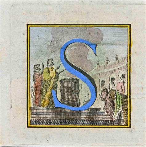 Luigi Vanvitelli - Letter of the Alphabet I - Etching by Luigi ...