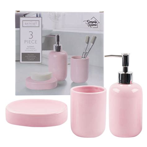Pink Bath Accessories