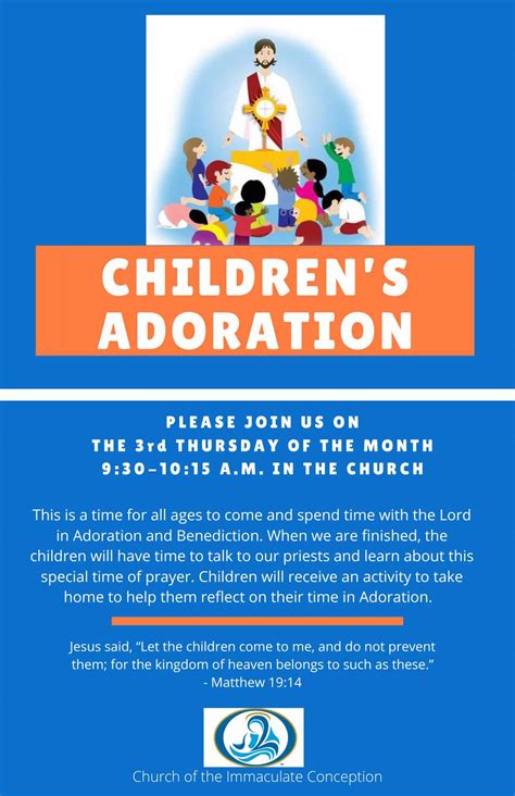 Children's Adoration - Church of the Immaculate Conception