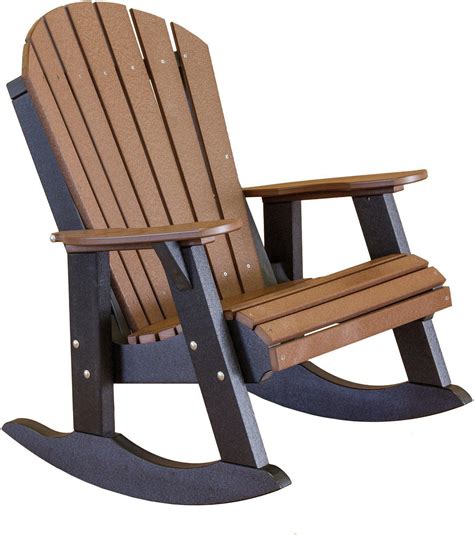 Wildridge Outdoor Poly Adirondack Rocking Chair - Rocking Furniture