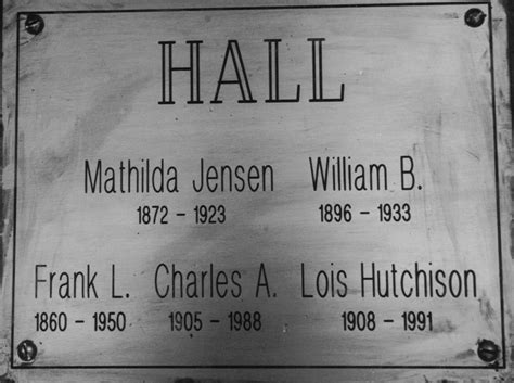 Lois Hutchison Hall (1908-1991) – Memorial Find a Grave
