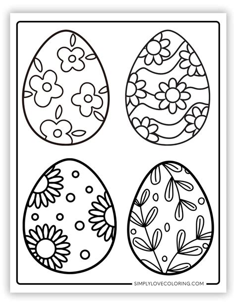 58 easter egg templates free pdf printables – Artofit