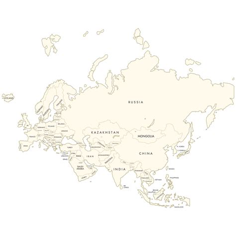 Map of Eurasia | Explore, Download & Create Your Own — Ultimaps