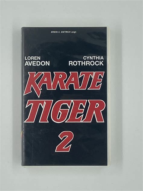 Karate Tiger 2 VHS Thayer Max Cynthia Rothrock und Loren Avedon online ...