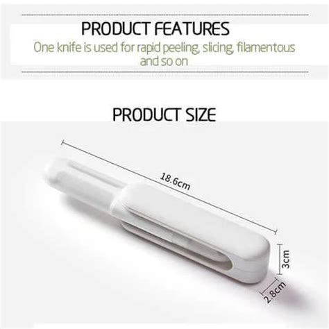 3 in 1 Multifunctional Rotary Paring Knife – Berfromcal
