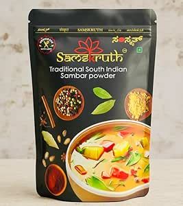 Samskruth Traditional Sambar Powder 200g – Pack of 2 (100g Each ...