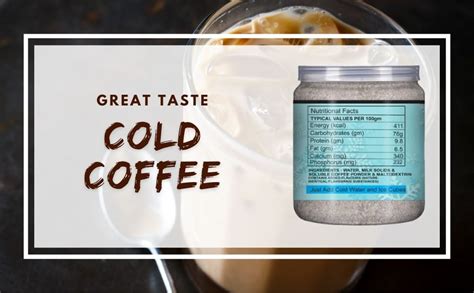 Brew Lab Delicious Sugar Free Instant Premix Cold Coffee Instant Coffee ...