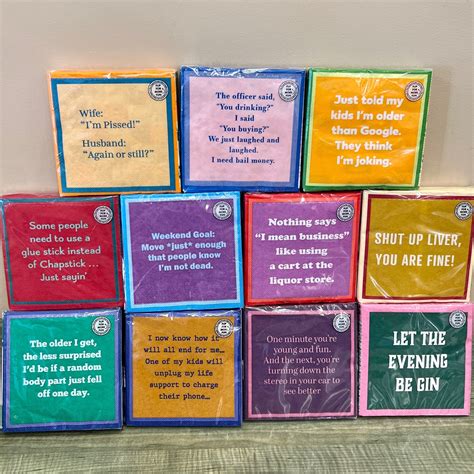 Double The Fun Cocktail Napkins With Funny Sayings – Apothecary Gift Shop