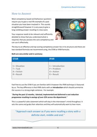 Image result for Un Competency Based Interviews Example of Answers