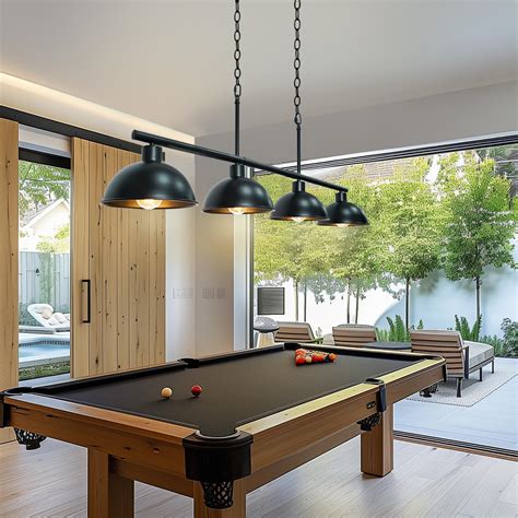 Billiard Lighting Kitchen Contemporary Pool / Billiard Table Light
