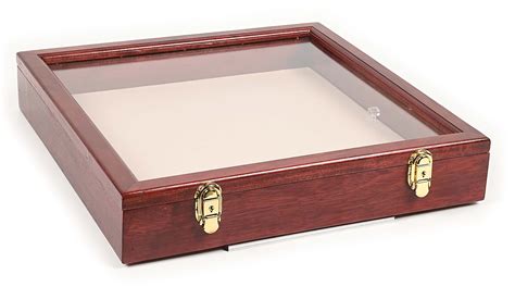 Lot Detail - MEDIUM CHERRY WOOD DISPLAY CASE
