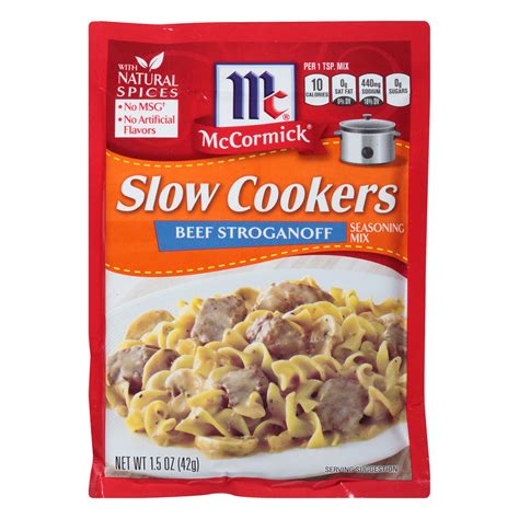 McCormick Slow Cookers Beef Stroganoff Seasoning Mix 1.5 oz | shipt