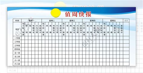 值周表评分表图片素材-编号39782058-图行天下
