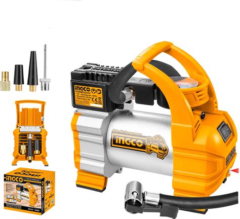 Ingco AAC1408 Auto Air Compressor AAC1408 (1 set) : Amazon.in: Car ...