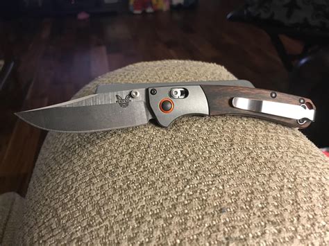 NKD: Benchmade mini Crooked River : r/knifeclub