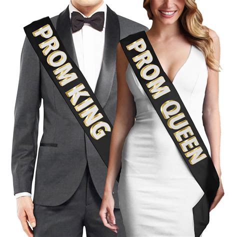 Prom King And Queen Sashes