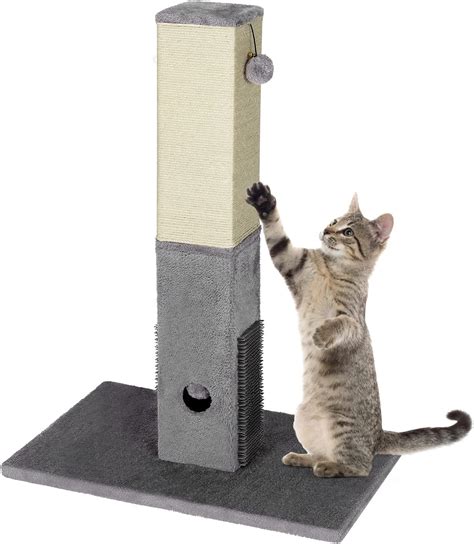 SmartCat Ultimate Scratching Post- Gray, Large (32-Inch) : Amazon.co.uk ...