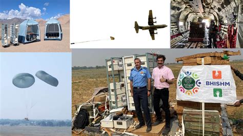 IAF, Indian Army Carry Out First-Ever Aarogya Maitri Cube Para-Drop