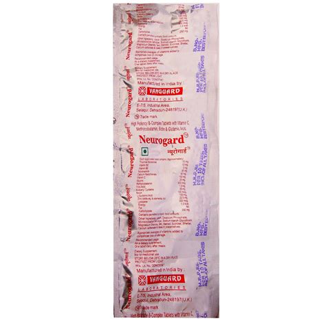 Neurogard Tablet 10's Price, Uses, Side Effects, Composition - Apollo ...