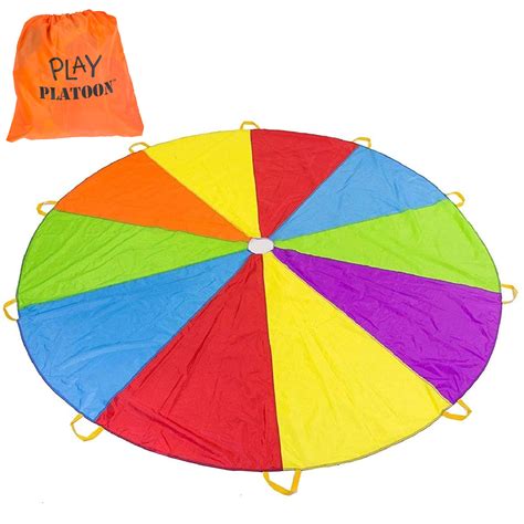 Snapklik.com : Play Platoon Rainbow Parachute Toy For Kids