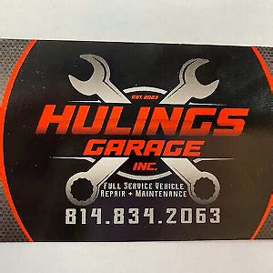 Hulings Garage Inc | eBay Stores
